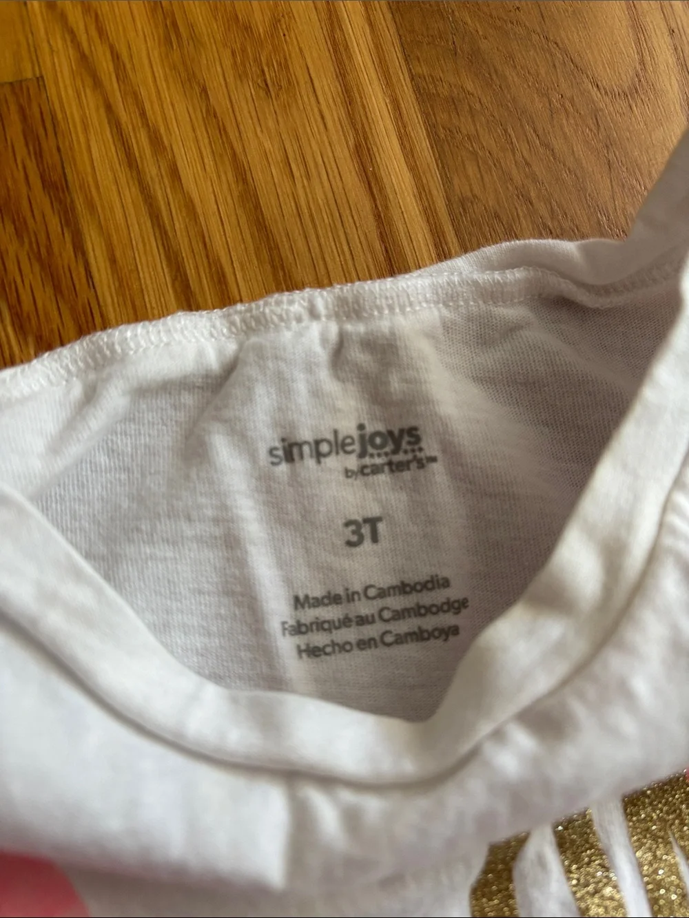 3T Carter's Girls Short Sleeve Tees
